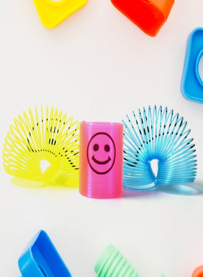 Vastate Spring Toy 12 Pcs - Multicolor Magic Smiley Slinky, Stretchy Expandable Fidget Toys for Kids & Adults, Stress Relief, Compact, Portable, Durable, Flexible Sensory Play Set for All Age Groups - Image 5